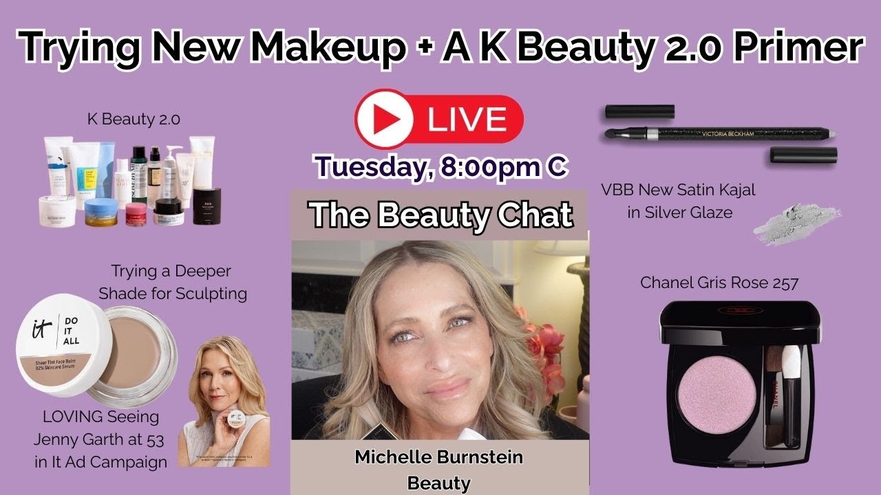 Victoria Beckham Silver Glaze, Chanel Gris Rose, & IT Cosmetics Do-It-All Balm + K Beauty 2.0