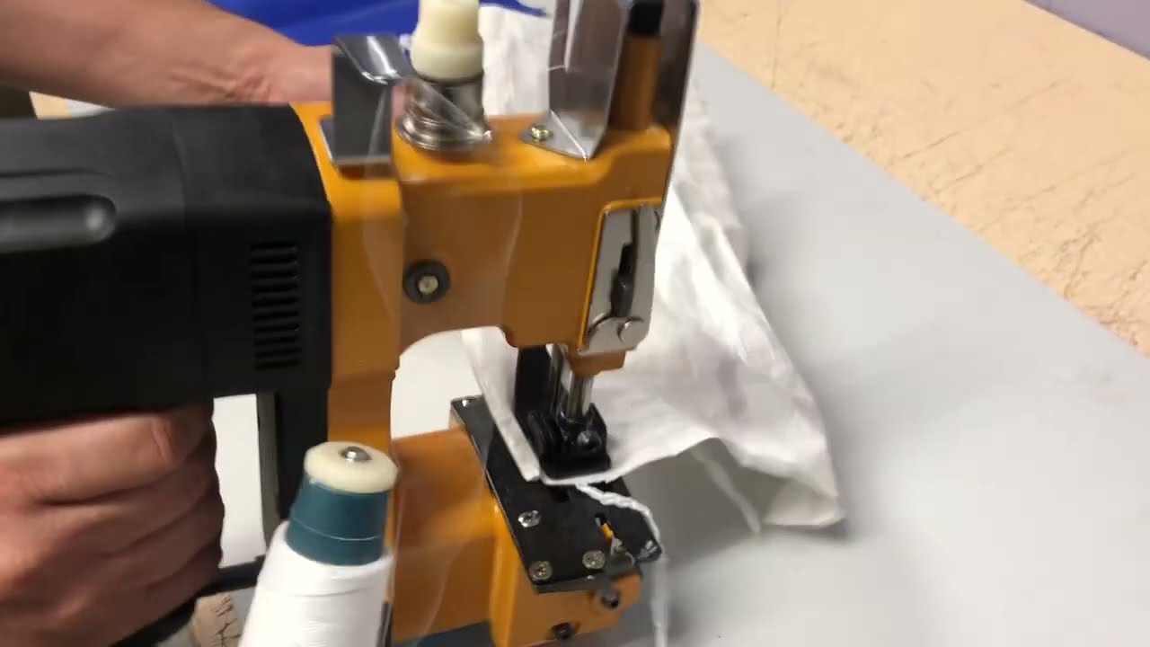Máquina de coser para plástico y material de pvc para carpas
