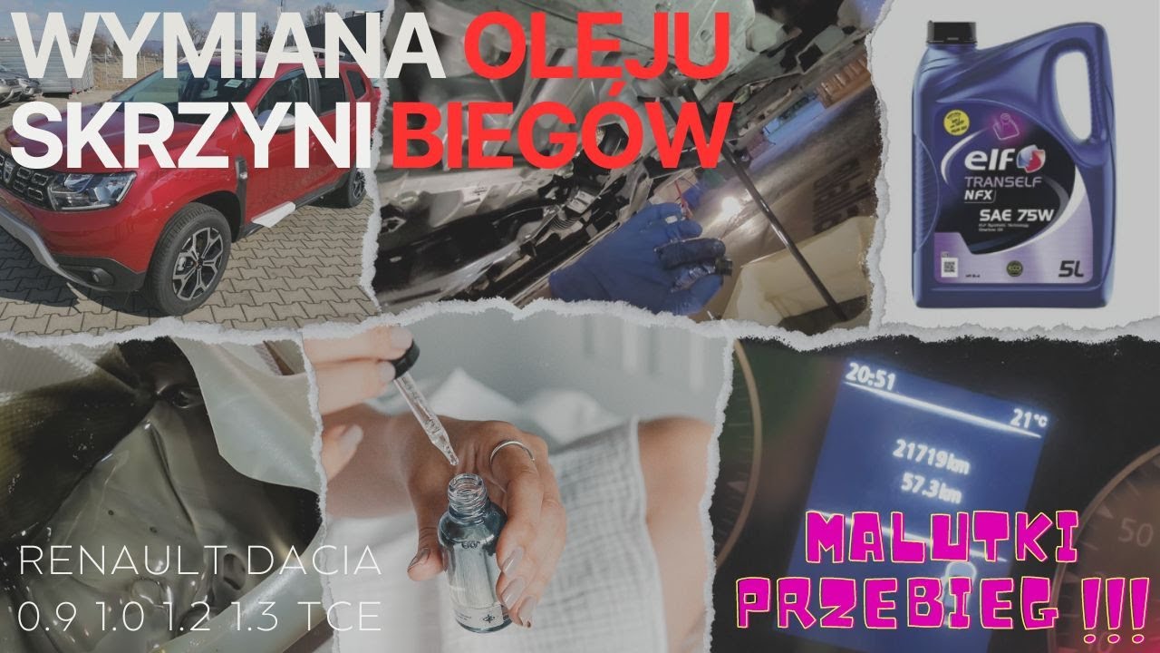 🌟MB#075 Wymiana oleju w skrzyni 1.0tce 1.3tce Dacia Renault - rozwiązanie wyjącej skrzyni