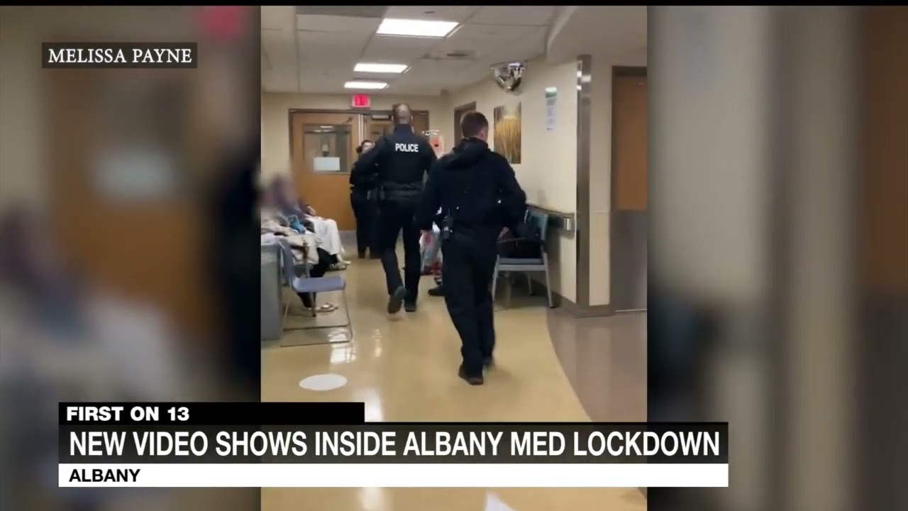 Video shows police swarming Albany Med
