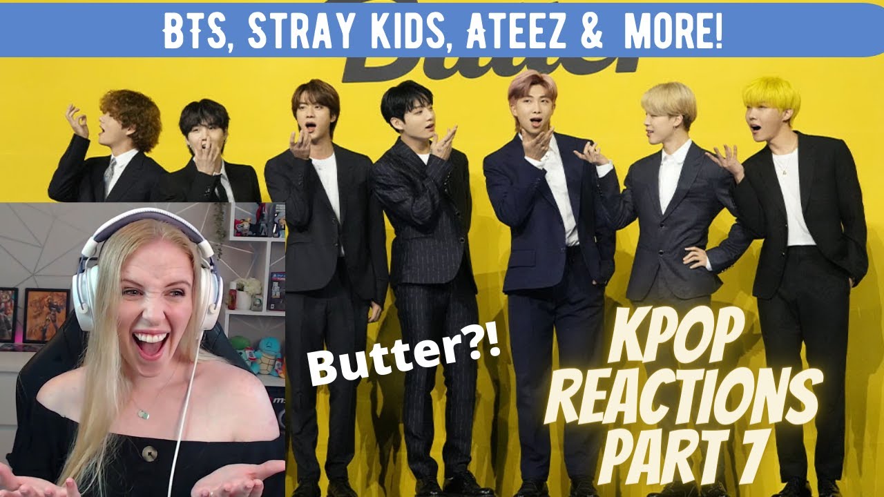 First time reactions to KPOP MVs Part 7! (BTS, STRAY KIDS, ATEEZ & TXT)