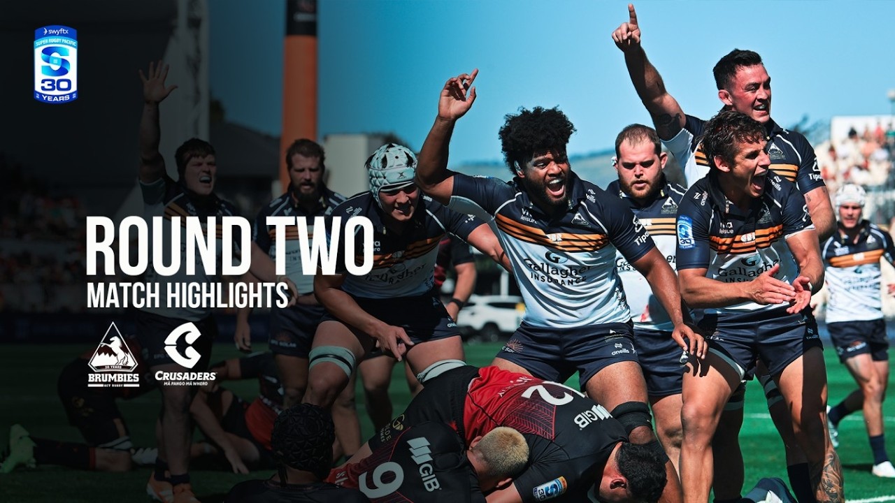 ACT Brumbies vs Crusaders | Round Two | Super Rugby Pacific Match Highlights