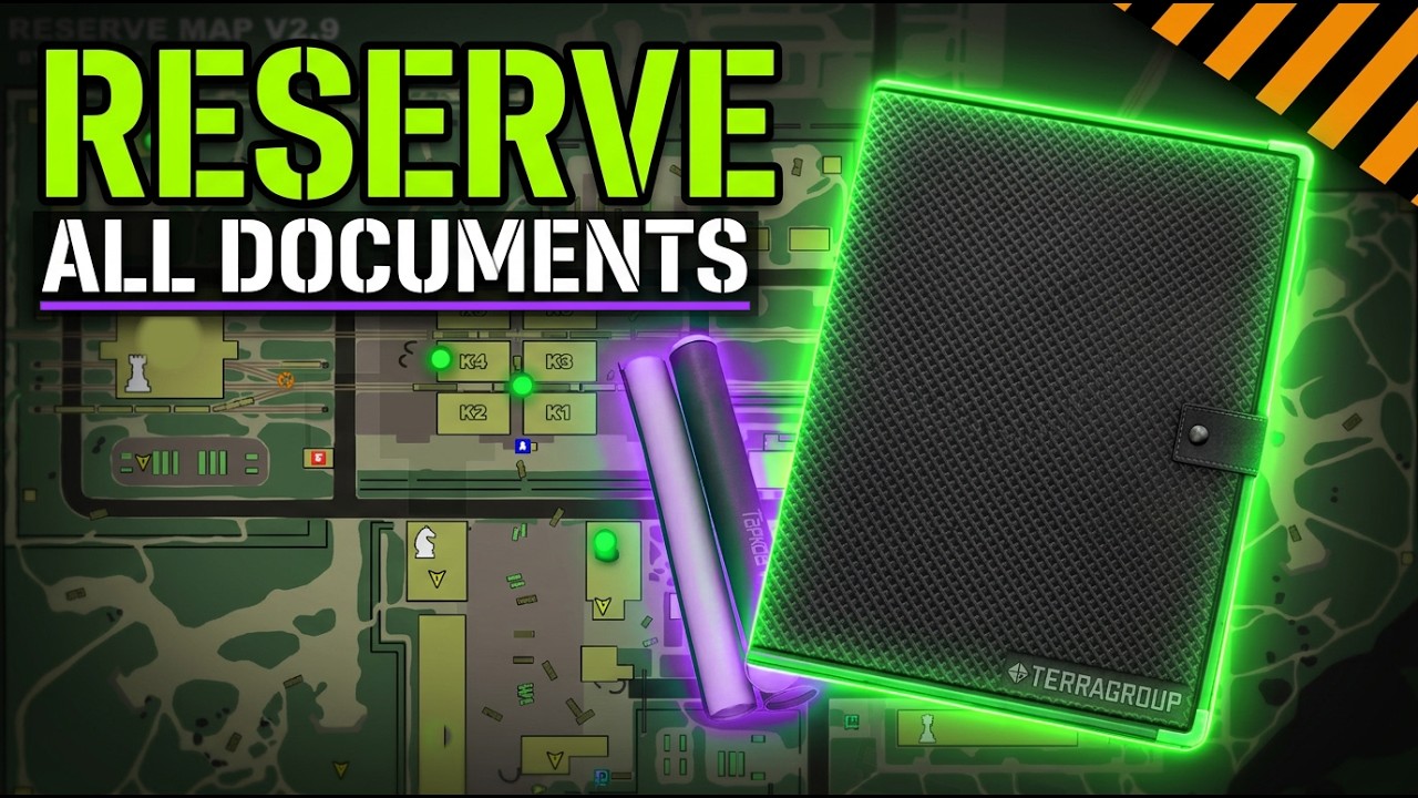Reserve! All Battlepass Documents Location! Complete - VERIFIED and UPDATED! All known spawn! #eft