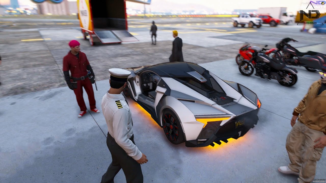 GTA 5 Roleplay ND Community #34 - Phi Vụ Vận Chuyển Siêu Xe Cho Đại Gia !!