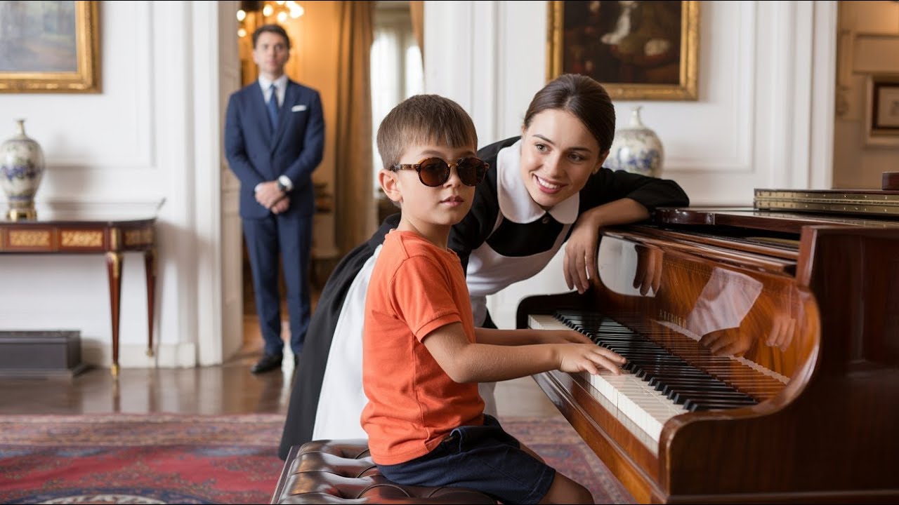 Maid Secretly Gave Piano Lessons to the Blind Millionaire’s Son—What His Father Did Next Shocked...