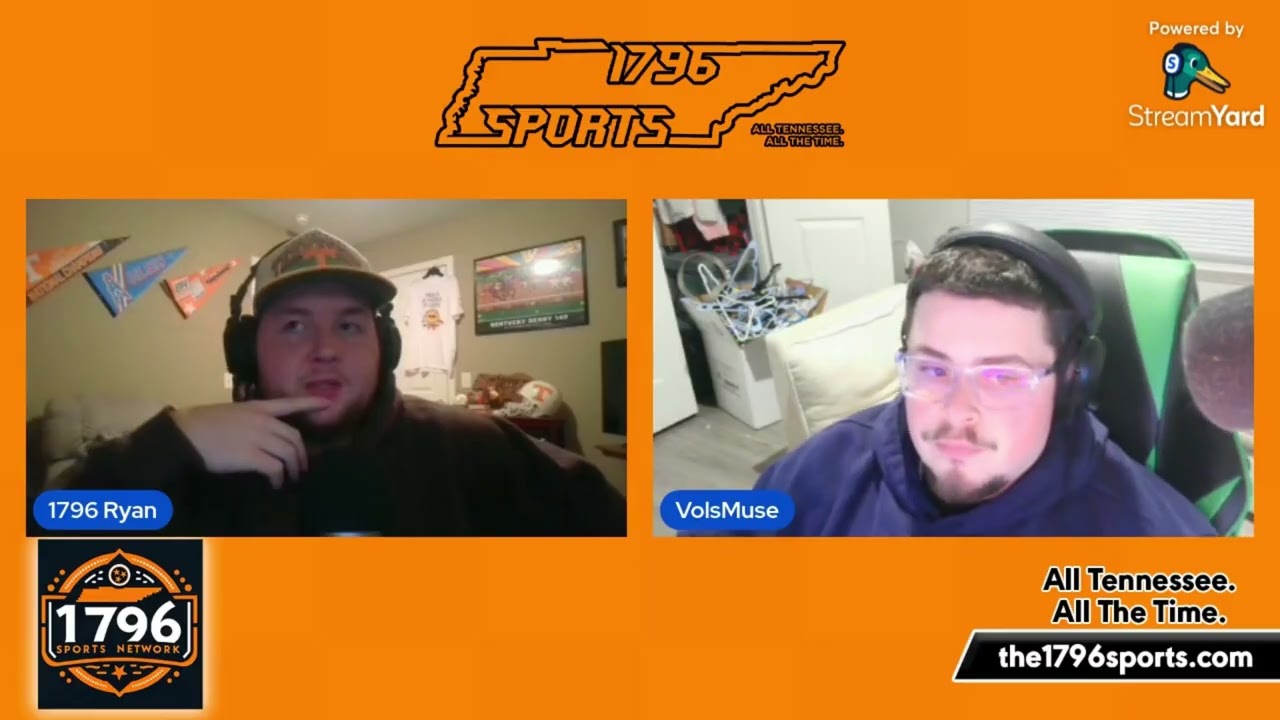 The 1796 Sports Podcast: Vol's win streak comes to an end - Bye Joey
