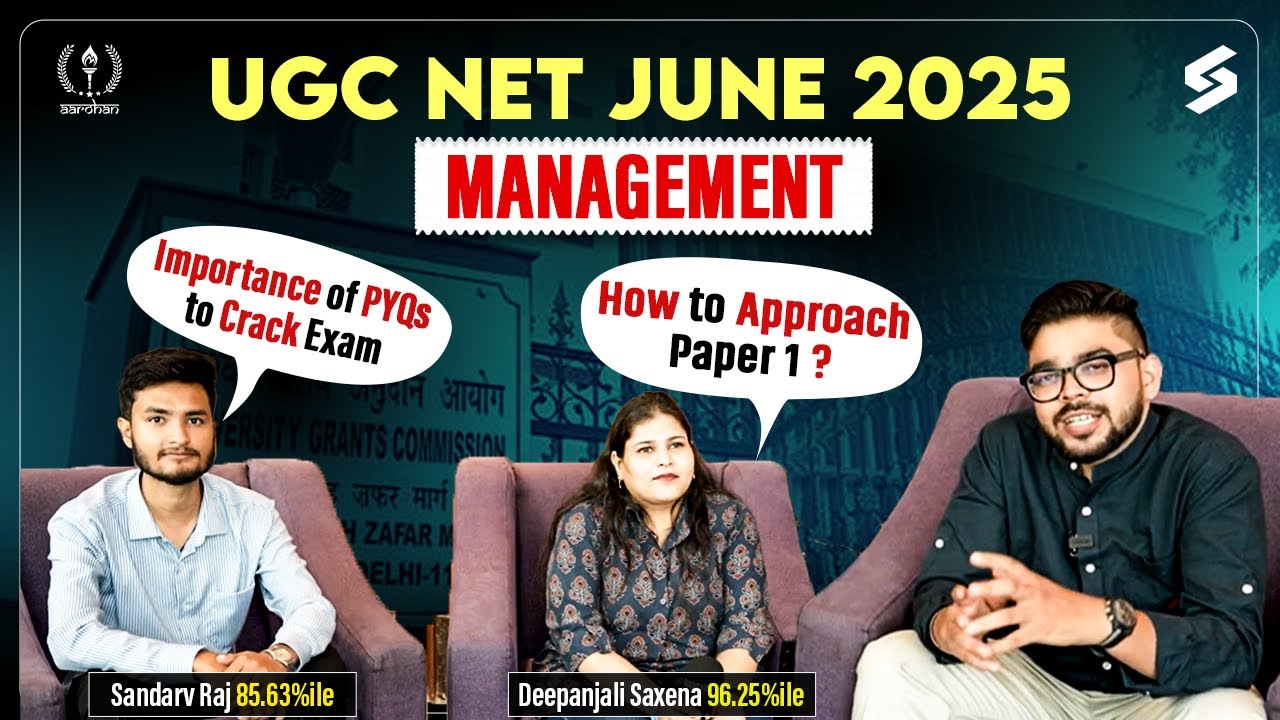 UGC NET June 2025 Management Topper Interview🔥| UGC NET JRF 2025 Toppers' Talk | Shubham Sir