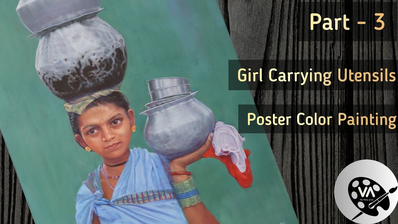 Poster Color Painting Process | Part - 3 |  @pankajparki6605