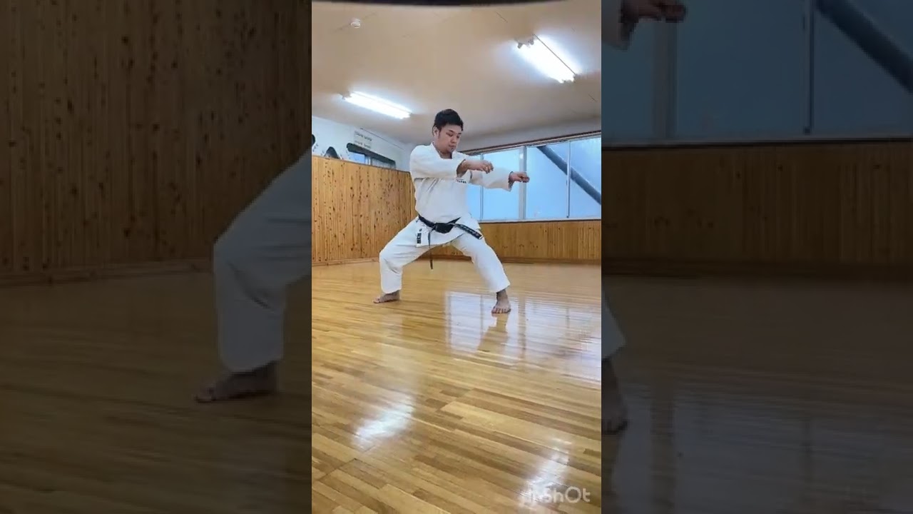 抜塞小　practice of  Bassai sho
