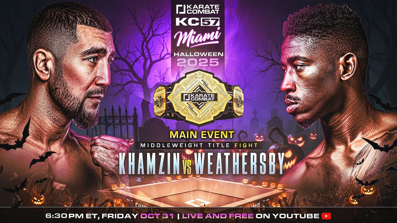 KARATE COMBAT 57 | LIVE | Khamzin VS Weathersby