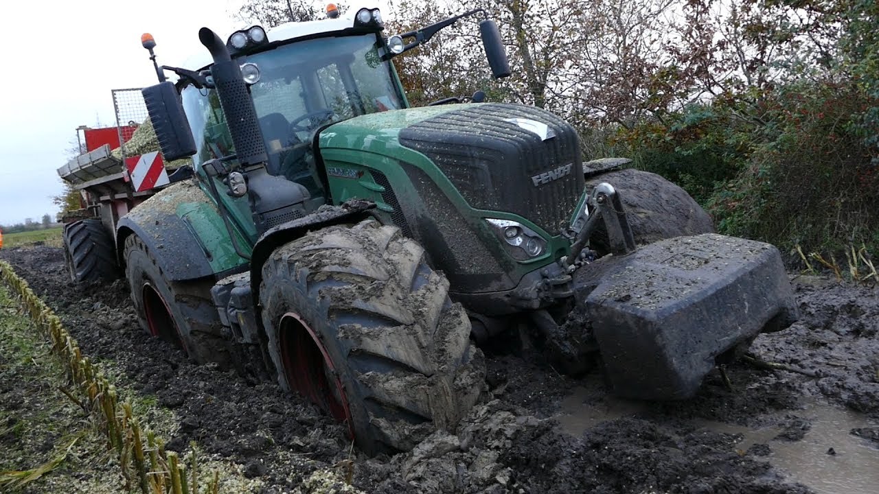 WORST STUCKS EVER in MUDDY FIELDS | Fendt 939 Vario, Case 300 Optum & More | Corn Chopping | DK Agri