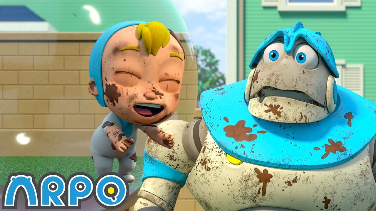 Baby Daniel vs Bath Time Mayhem! | 15 MINUTE ARPO Compilation | Funny Robot Cartoons for Kids!