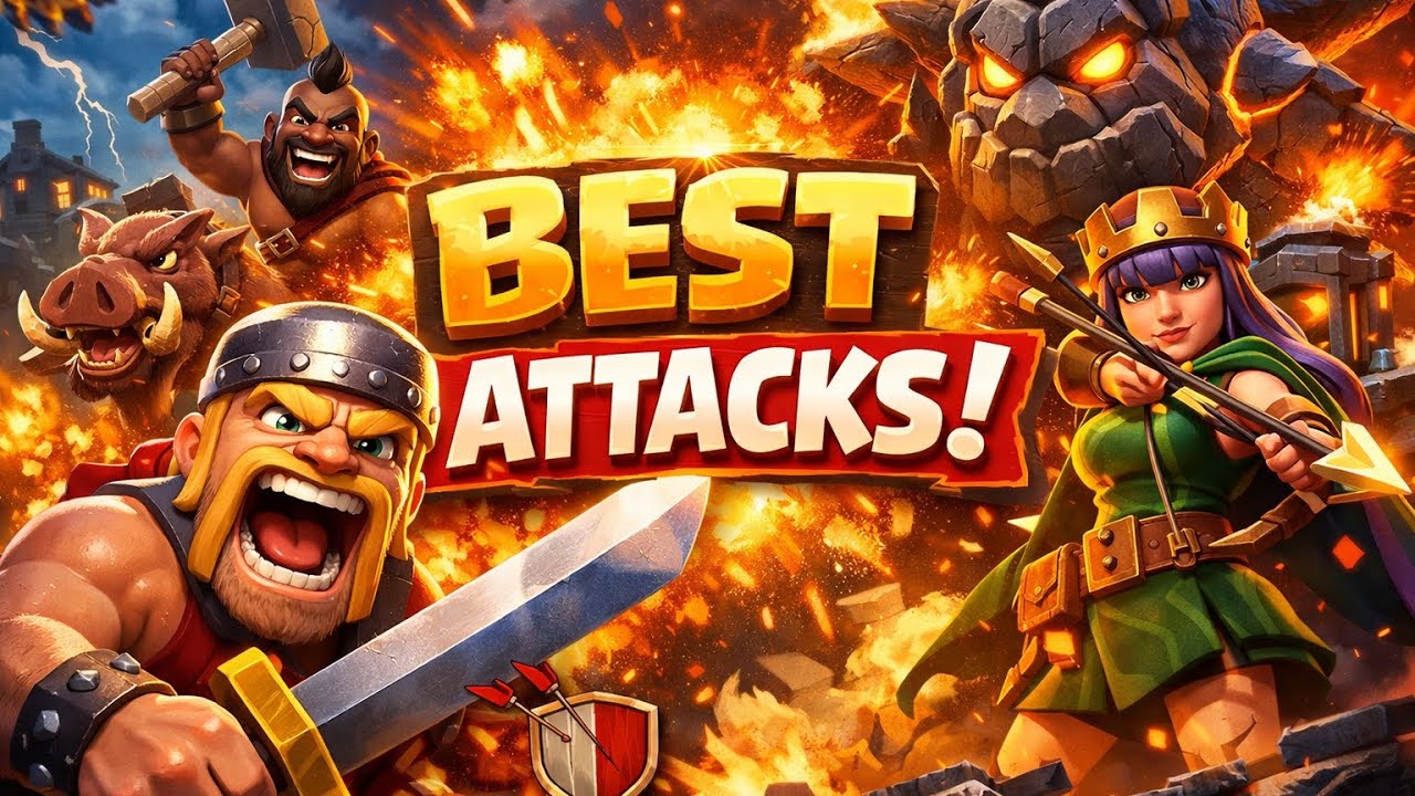 INSANE Clash of Clans Attacks 😱 | 3-Star Every Tim