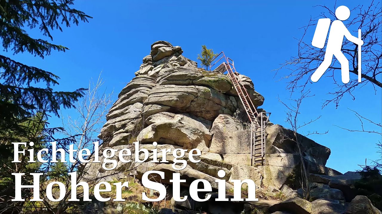 Hoher Stein, Burg Epprechtstein, Steinbruch Rundwanderweg, Fichtelgebirge | Wandern in Bayern | 4K