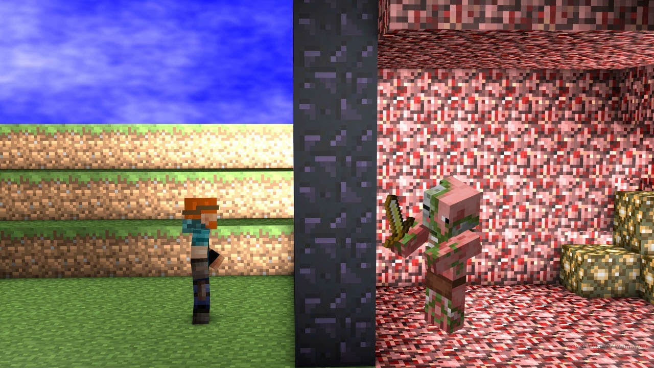 #9 Nether portal - MC Survival 2019