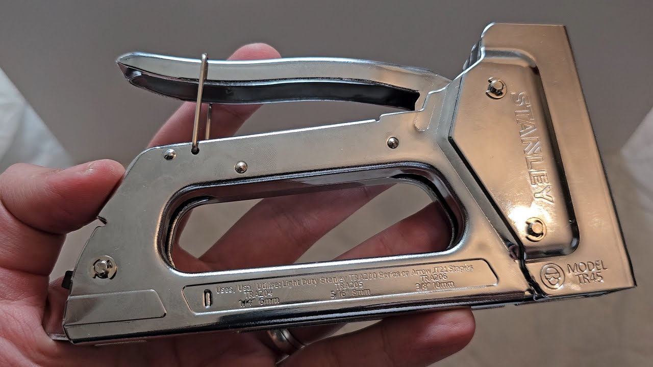 STANLEY 6-TR45 Light Duty Stapler - unboxing, review and test