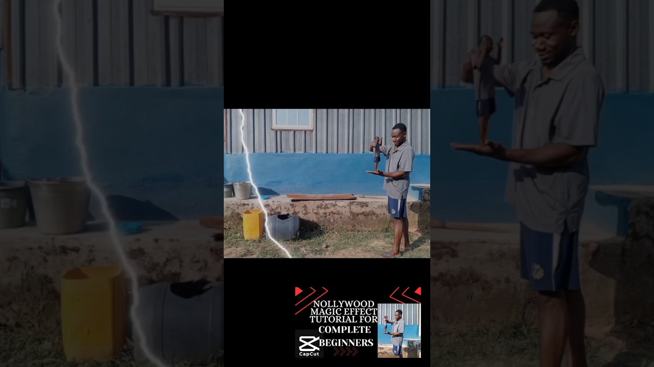 Nollywood Magic Video Effect Tutorial For Complete Beginners #shorts #vfx
