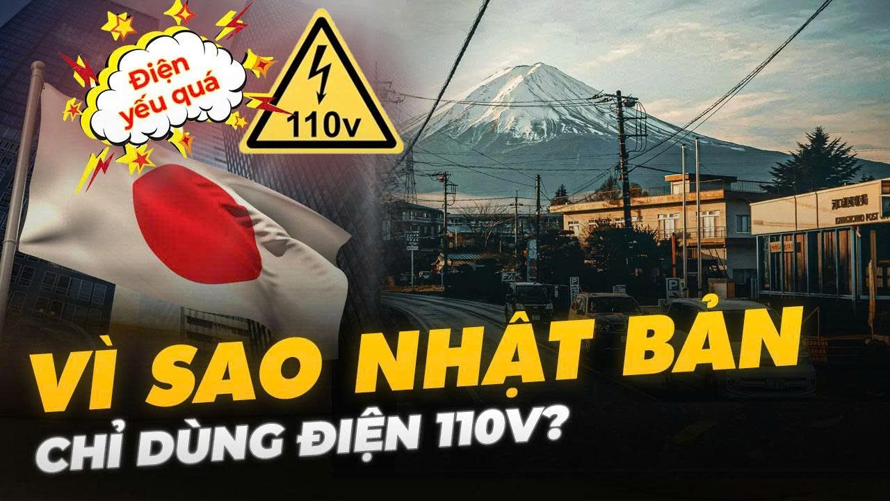 TẠI SAO NHẬT BẢN CHỈ DÙNG ĐIỆN 110V?