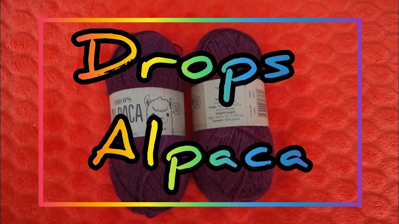 DROPS ALPACA. Альпака зимние нитки.Испытание временем и впечатления. Красный опыт. #alpaca #вязание