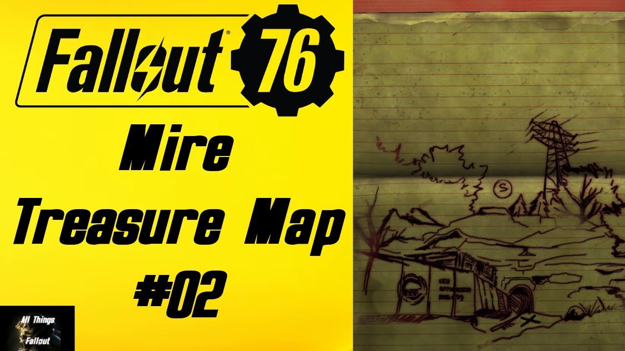 Fallout 76 Mire Treasure Map #02 Location