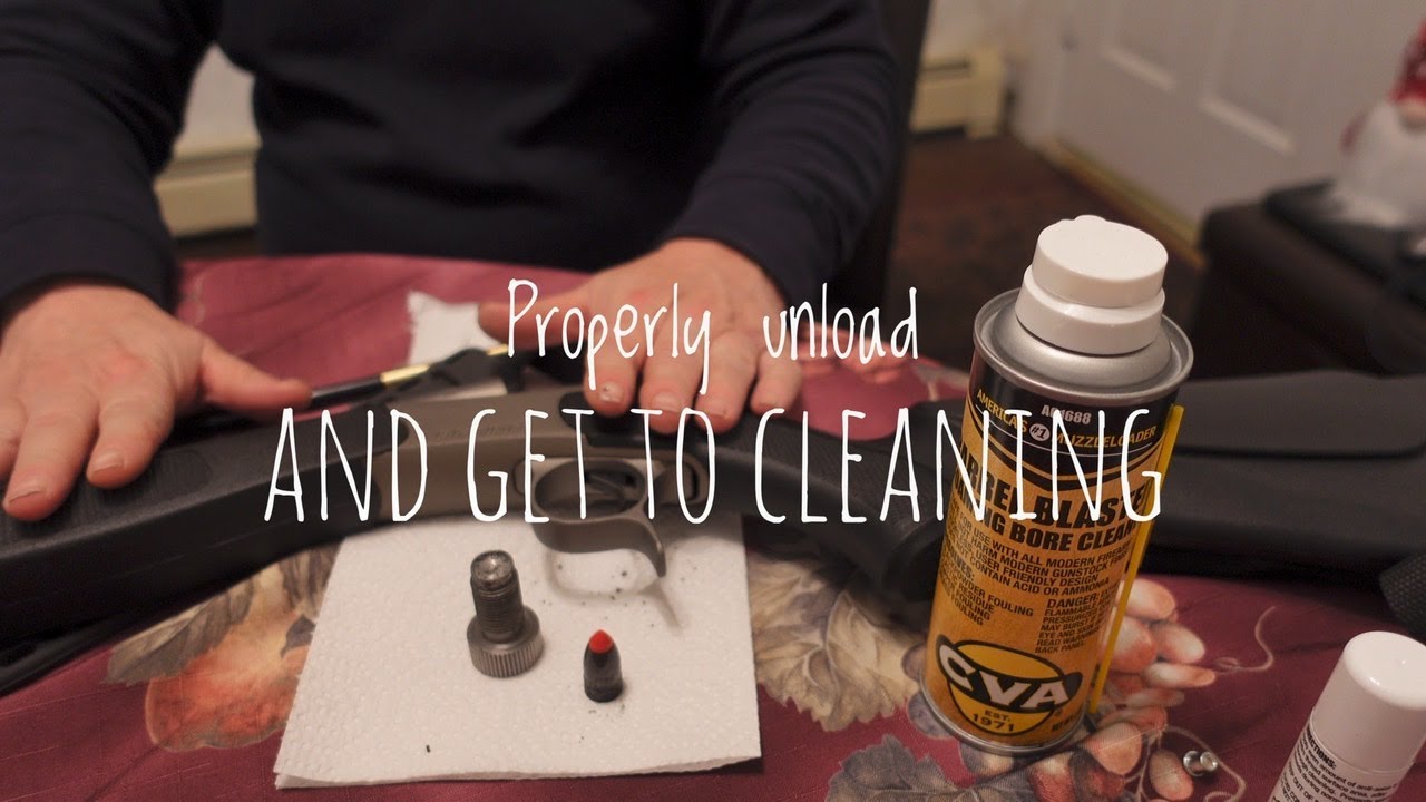 Unloading and cleaning your inline muzzleloader