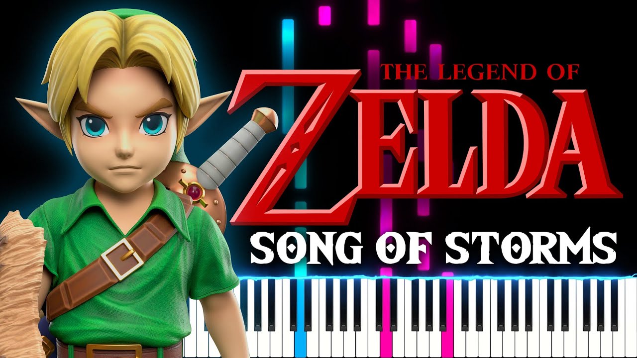 Song Of Storms - The Legend Of Zelda: Ocarina of Time | Piano Tutorial