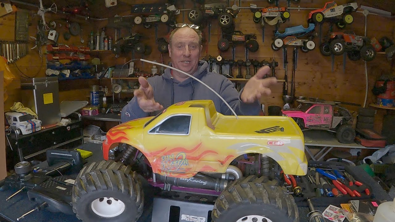 Этот монстр-трак CEN Fun Factor MT2 не заводился УЖЕ МНОГО ЛЕТ!!!
