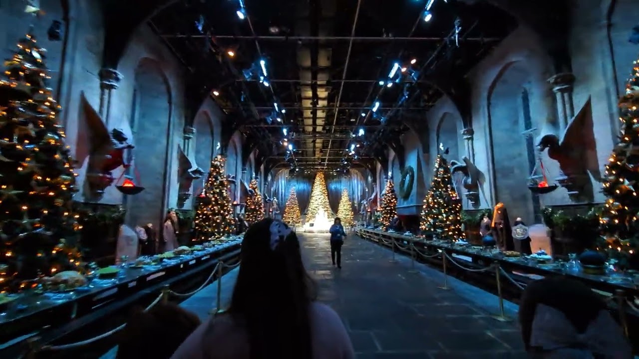 Elliot opening the gates to the Hogwarts Tour