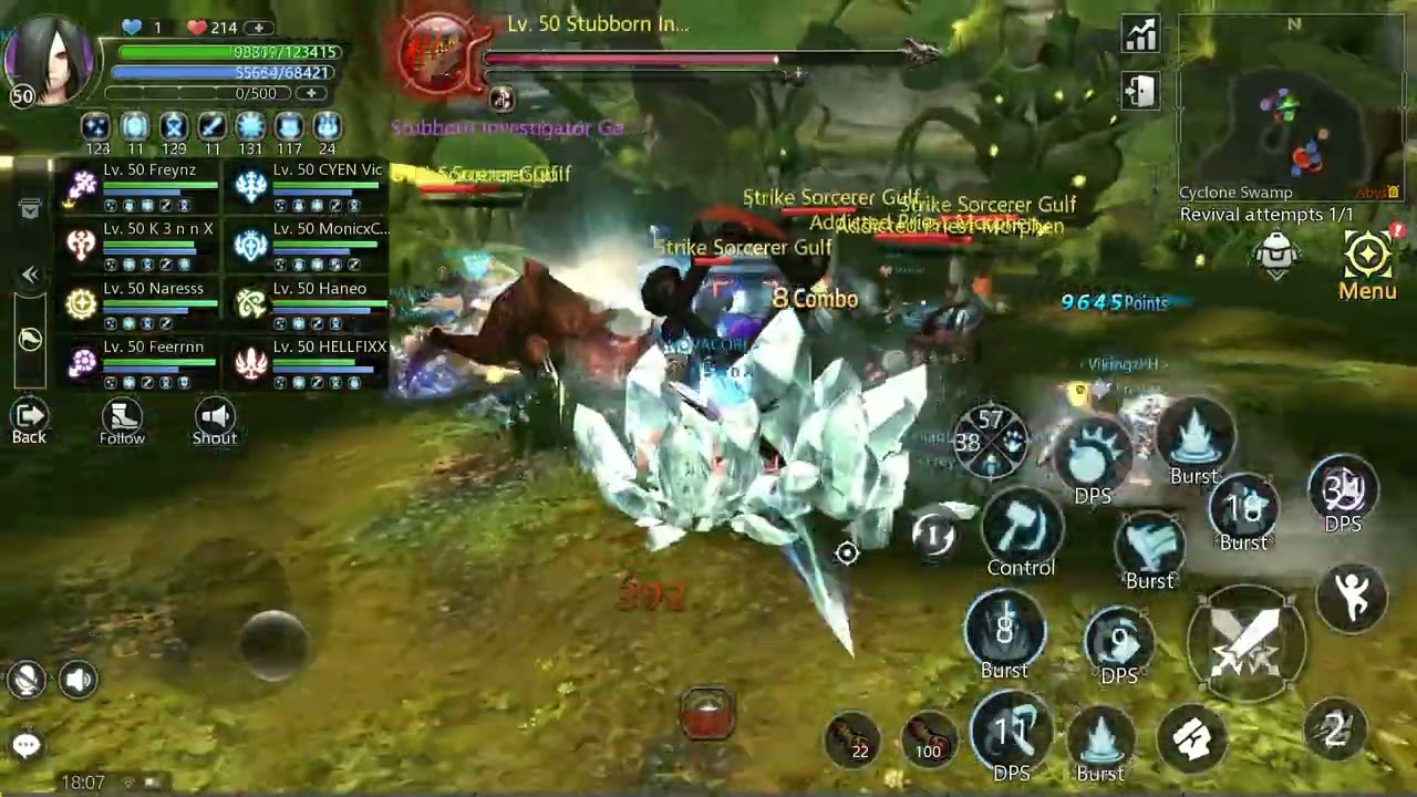 Dragon Nest M Classic - Green Dragon Nest Cyclone Swamp Barbarian POV