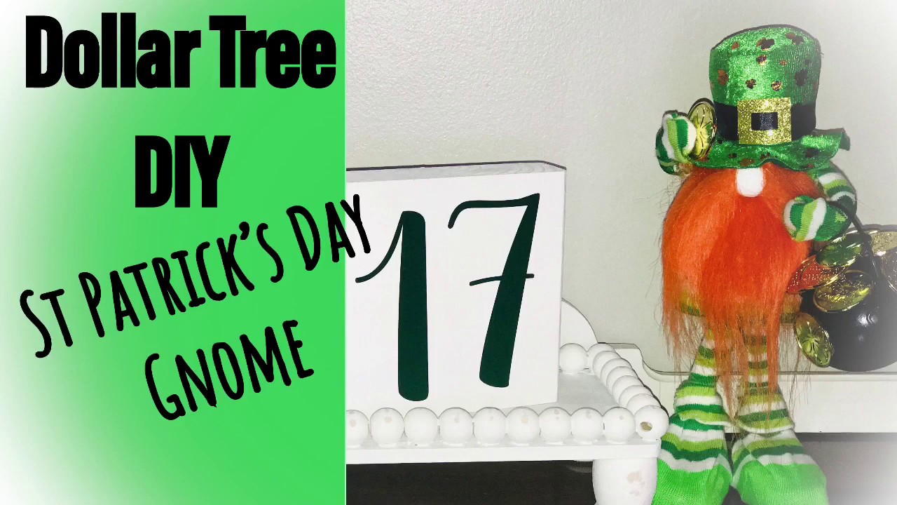 Dollar Tree DIY St Patrick’s Day Gnome 2020