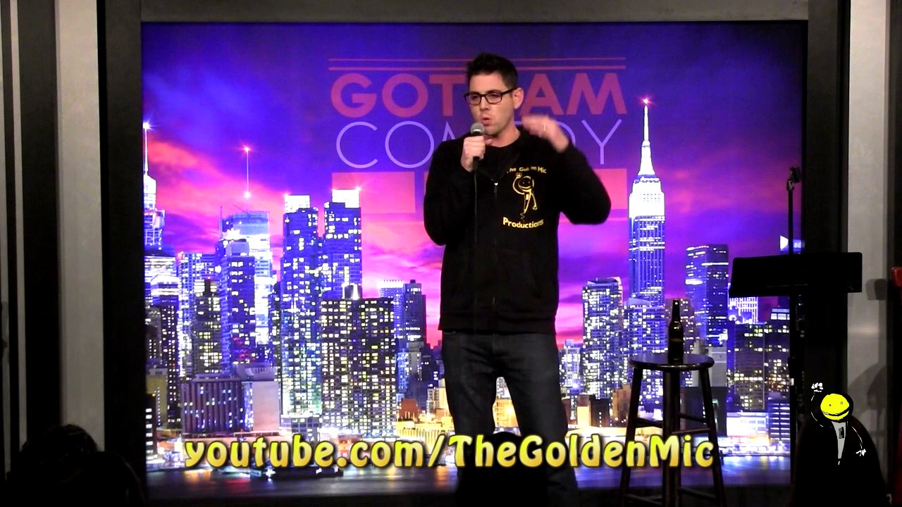 Brad Pierce follows Jim Gaffigan and Jerry Seinfeld at Gotham Comedy Club