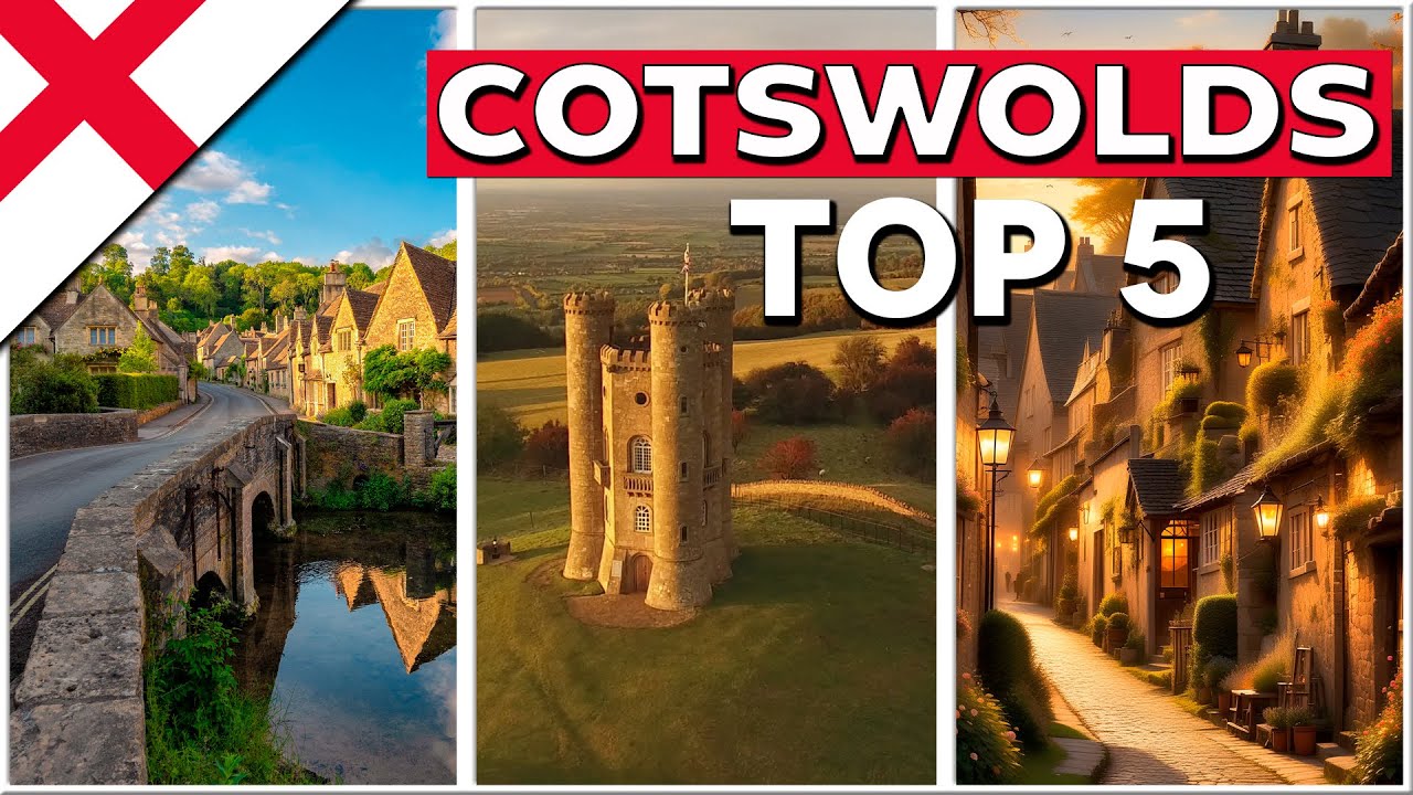 TOP 5 pueblos más bonitos de los COTSWOLDS 🏘️ (Inglaterra)