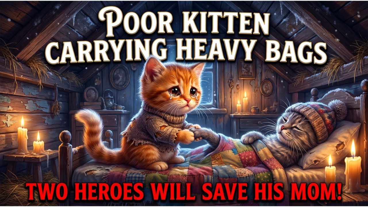 You Won't Believe What This Little One Does for His Sick Mom… 😿❄️