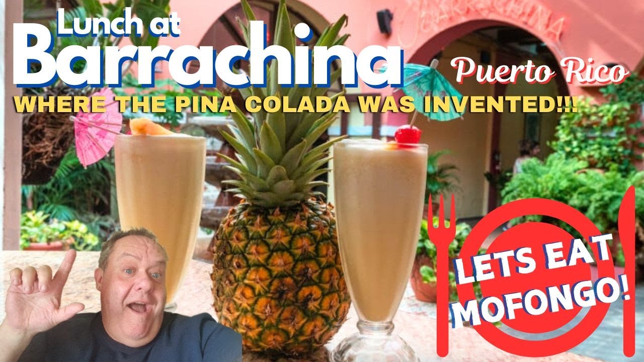 Lunch at Barrachina... the Birthplace of the Pi&ntilde;a Colada!!! San Juan, Puerto Rico