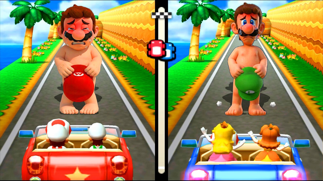 【マリオパーティ100ミニゲームコレクション】究極のミニゲーム対決マリオVsルイージVsピーチVsデイジー(たつじん難易度)