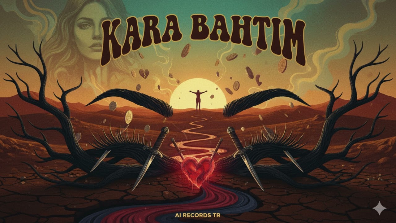 Kara Bahtım – AI Cover | Anatolian Psychedelic Rock  🎸 | AI RECORDS TR