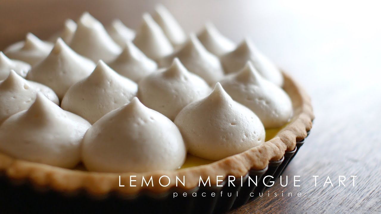 Lemon Meringue Tart (vegan) ☆ レモンメレンゲタルトの作り方