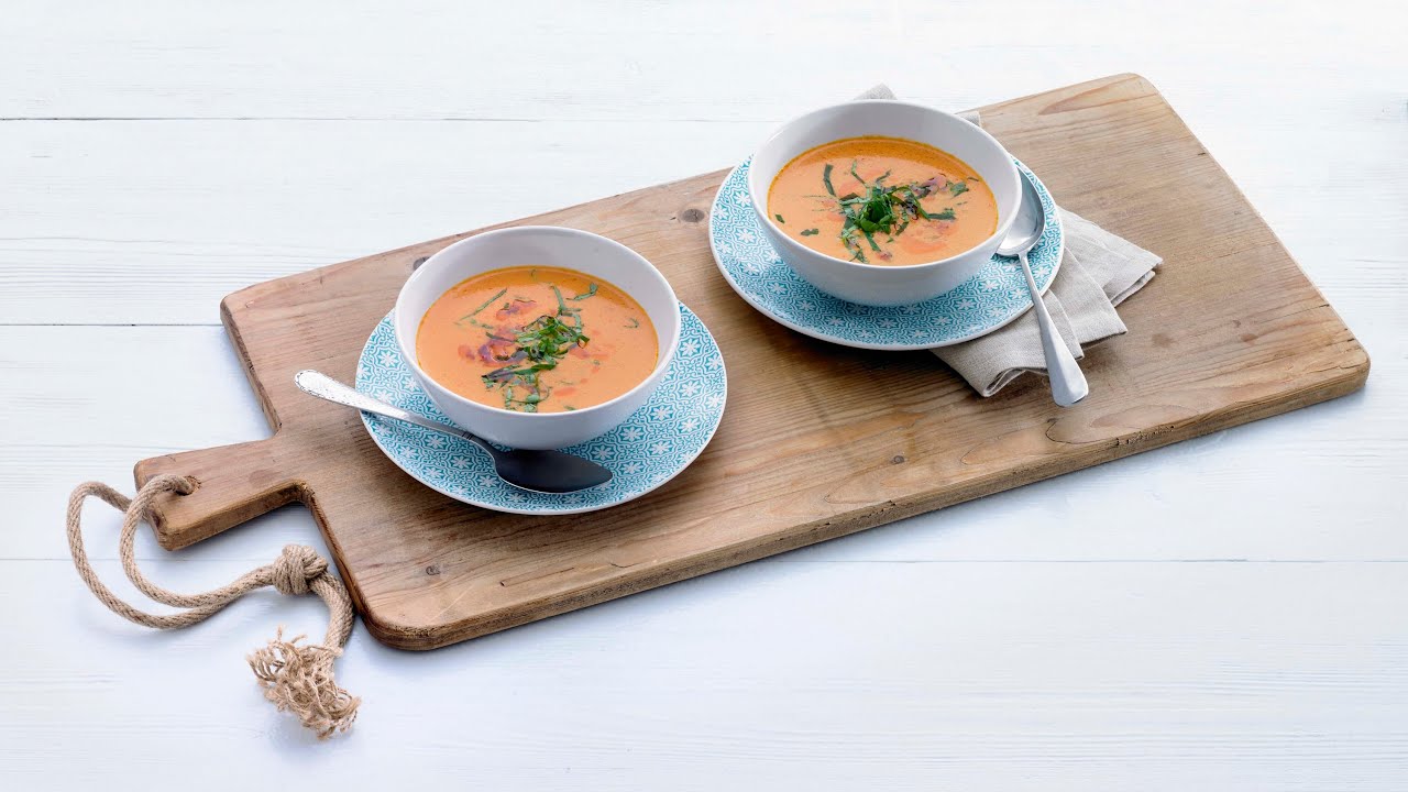 Italiaanse tomatensoep met mascarpone - Allerhande