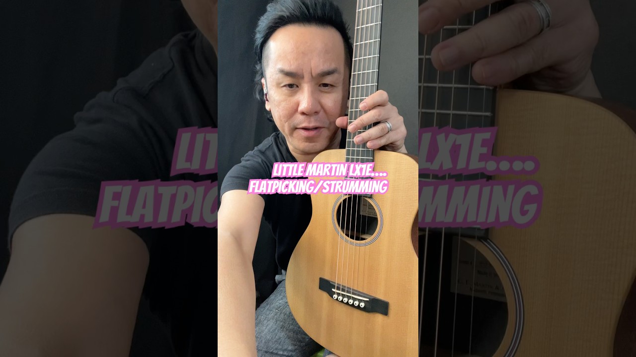 LITTLE MARTIN LX1E - Flatpicking and Strumming