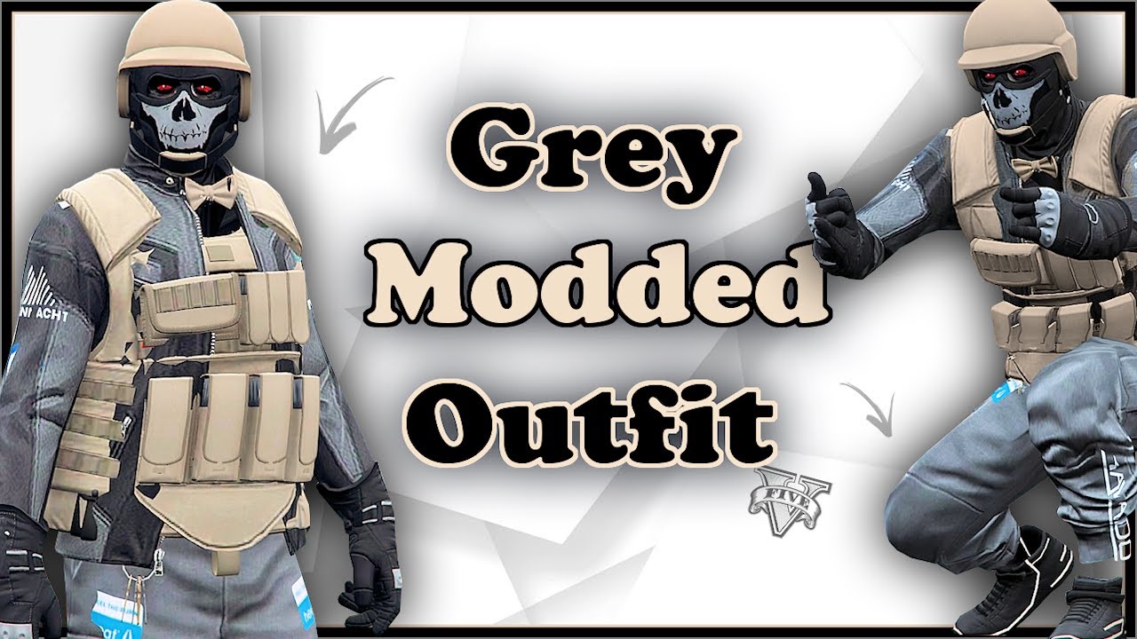 GTA 5 I *NEW* Grey & Tan Male Outfit Tutorial! I BEFF GLITCH I Patch 1.45/55! I MALE OUTFITS
