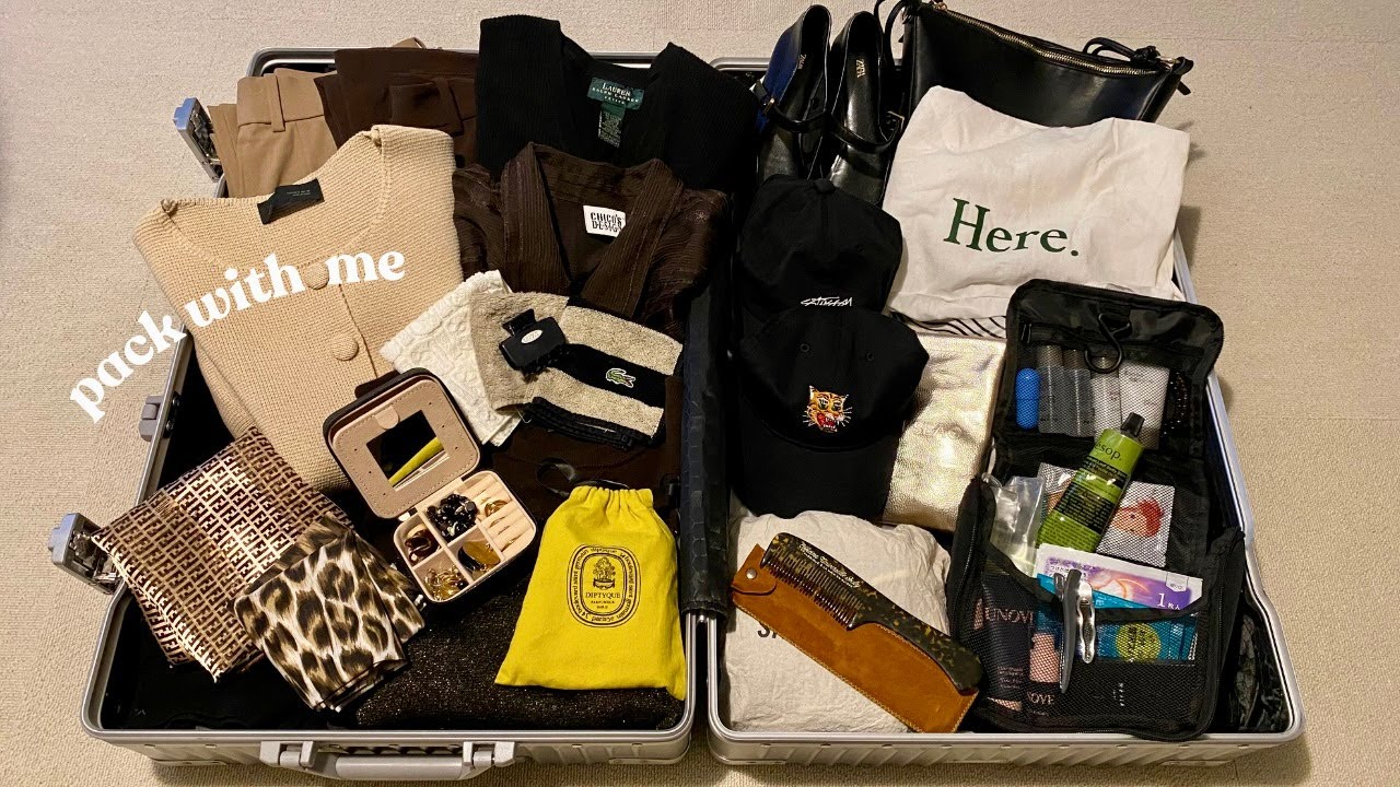 ［pack with me］海外旅行パッキング✈️3泊4日オーストラリア🇦🇺へ行くスーツケースと手荷物バッグの中身👜