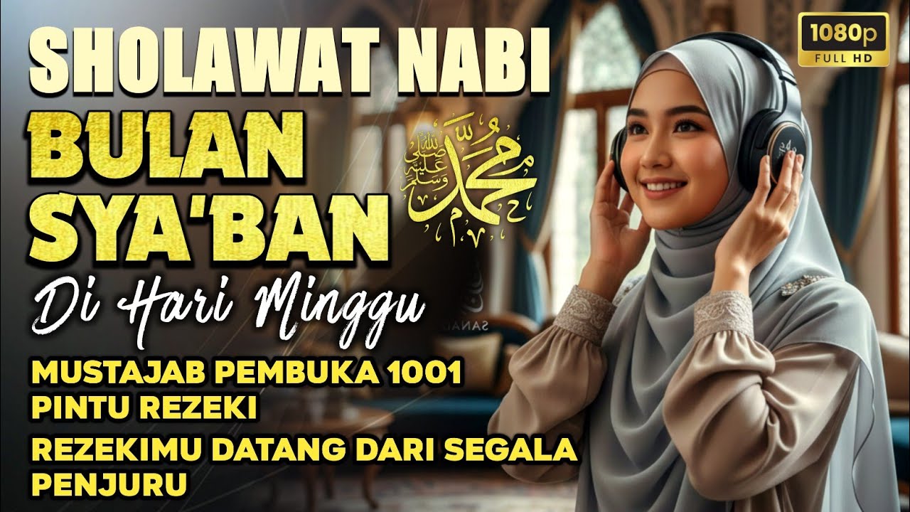 SHOLAWAT JIBRIL PENARIK REZEKI BULAN SYA'BAN 2026 PALING DAHSYAT🌙SHOLAWAT NABI MUHAMMAD SAW, Merdu 🎶