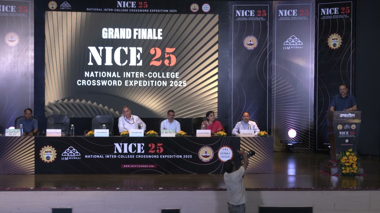 National Inter-College Crossword Expedition 2025 (Nice 25) Prize Distribution