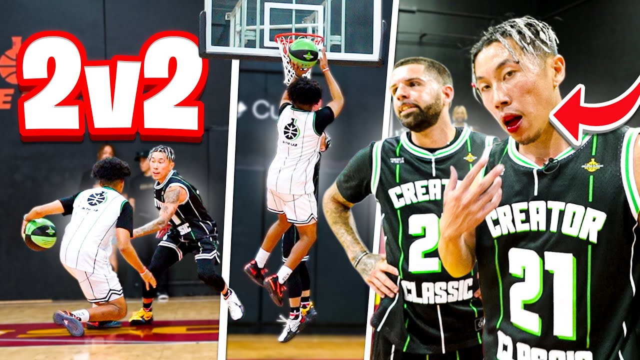 IT GOT BLOODY! PHYSICAL 2V2 BASKETBALL! (Ft. Jay Jones, White Iverson & Nelson Chan)