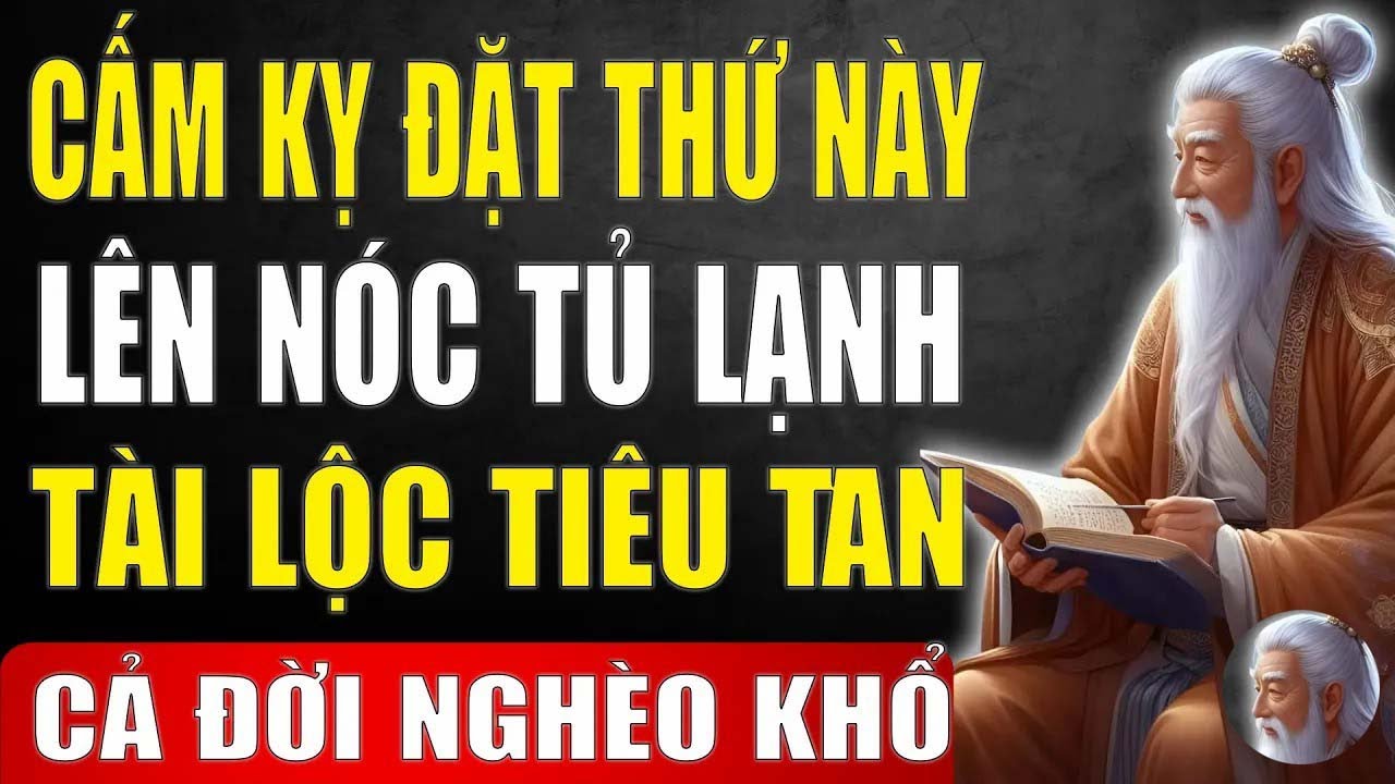 Cổ nhân tiết lộ   Về già, 6 vật cấm kỵ đặt lên nóc tủ lạnh tài lộc tiêu tan, cả đời nghèo khổ