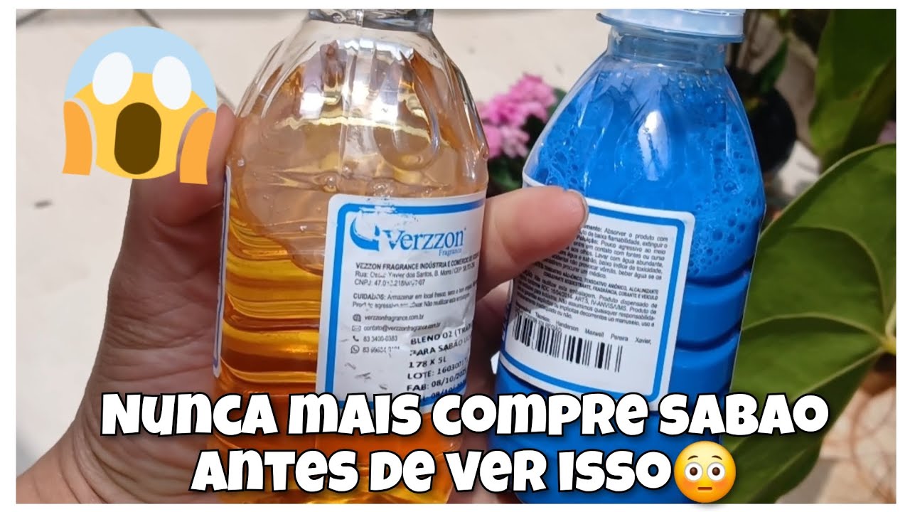 COMO FAZER SABAO LIQUIDO