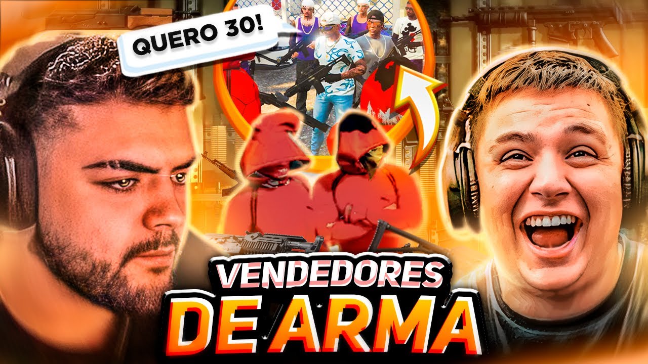 VIRAMOS VENDEDORES DE ARMAS no GTA RP! ft PAULINHO (LUQUET4)