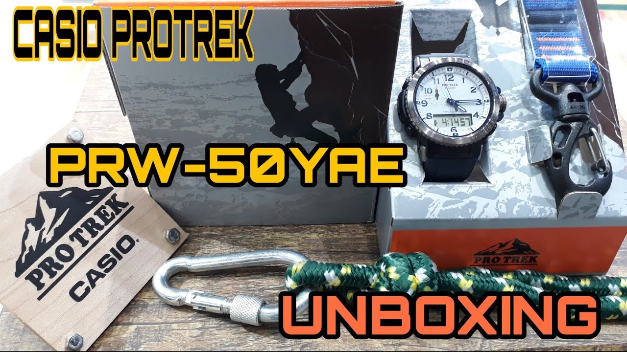 CASIO PROTREK/ PRW-50YAE #unboxing