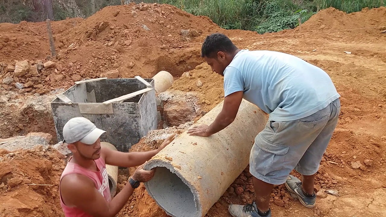 Como assentar manilha de cimento