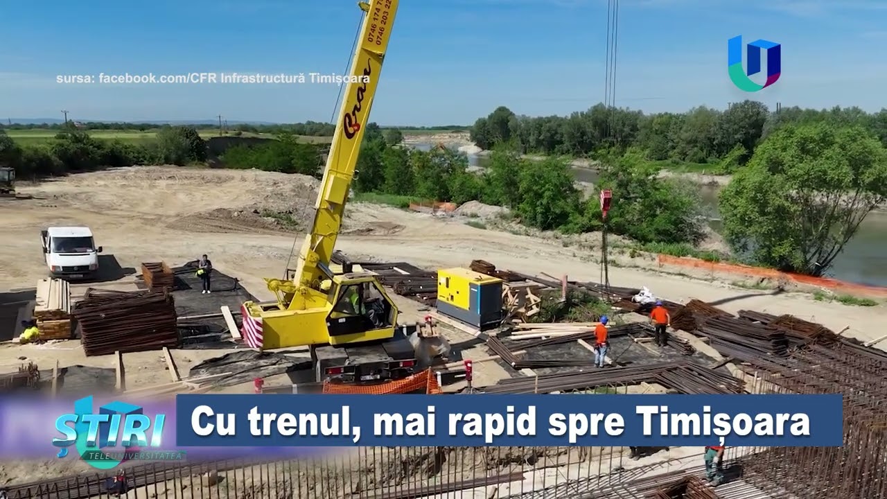 Cu trenul, mai rapid spre Timișoara